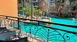 Atlantis condo resort pattaya 2 beds pool access for rent