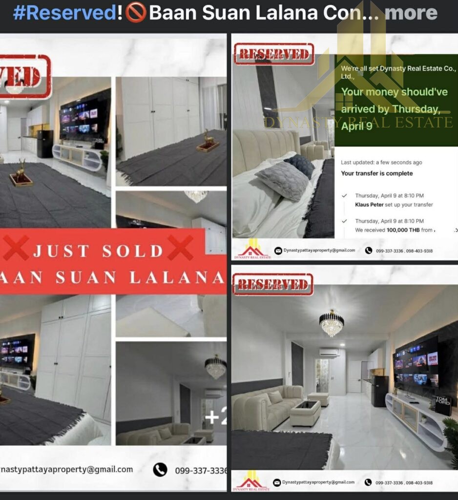 Dynasty Real Estate April Closed Deals | Pattaya Property Sales &Amp; Rentals Success Stories For Sale In Pattaya 8047fd1e e7af 4a16 9e2d 0098743db05a