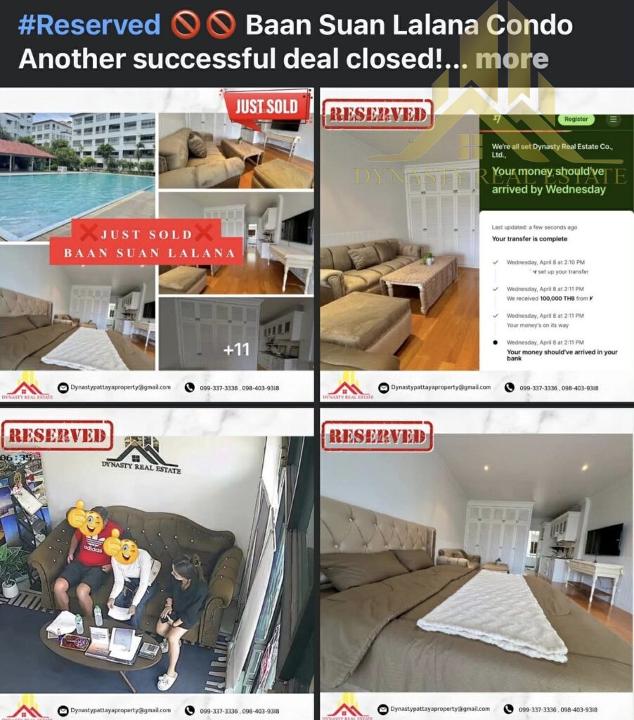 Dynasty Real Estate April Closed Deals | Pattaya Property Sales &Amp; Rentals Success Stories For Sale In Pattaya Cb57ebf7 f01e 48a1 a845 ab076b867215
