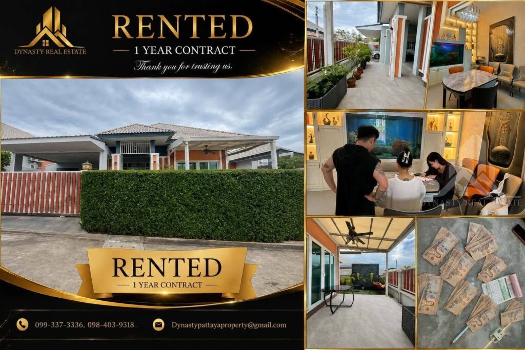 East pattaya house for rent at the palm pattaya