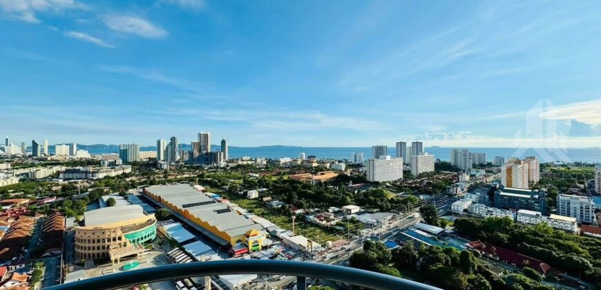 Sea View 2BR High Floor Condo for Rent in Pattaya