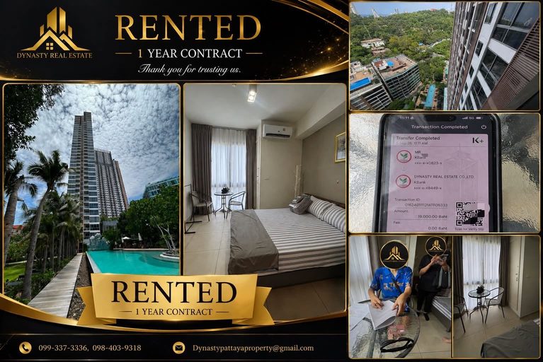 Pratamnak condo rent at Unixx South Pattaya - unit rented the day after viewing