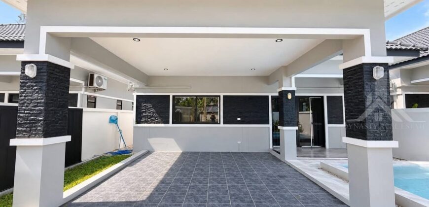 Huai Yai Brand-New 3-Bedroom Pool Villa For Sale | Owner Financing Available