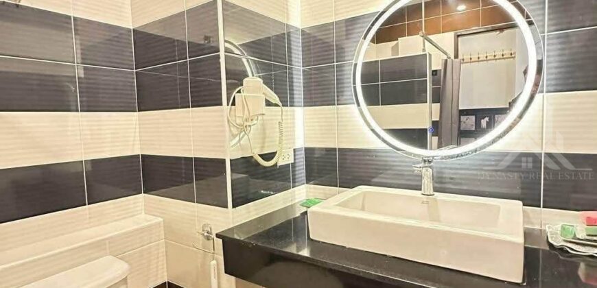Jomtien Plaza Residence Large Studio Condo For Rent | 5th Floor, Partial Sea View