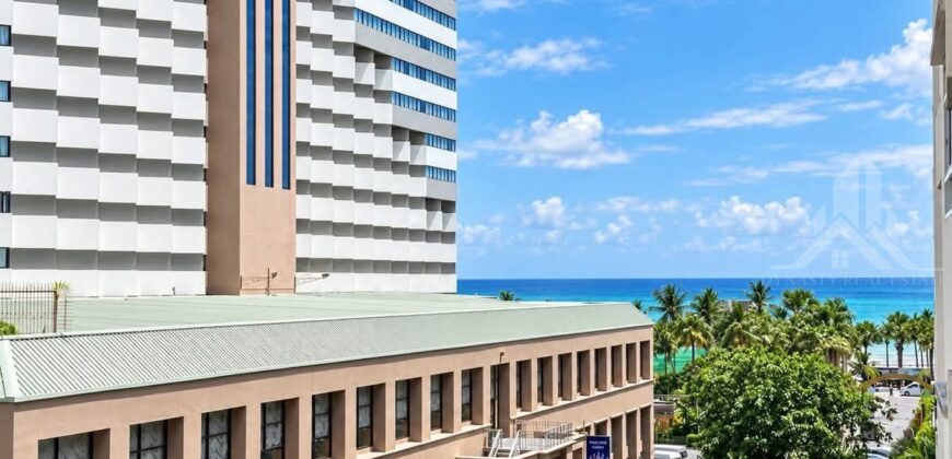 Jomtien Plaza Residence Large Studio Condo For Rent | 5th Floor, Partial Sea View