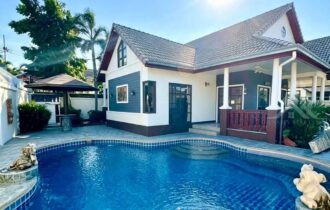 Pattaya Greenville Village 3-Bedroom House For Rent | Soi Siam Country Club