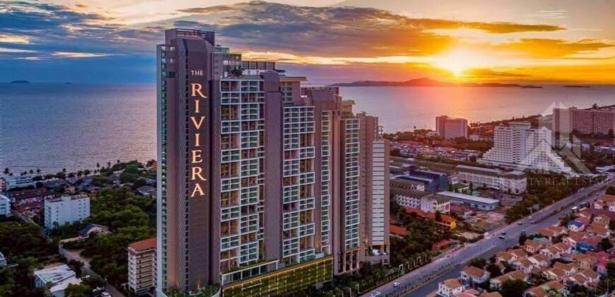 The Riviera Jomtien – High Floor Sea View 1BR For Rent