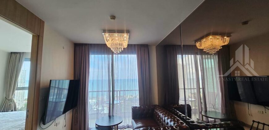 The Riviera Jomtien – High Floor Sea View 1BR For Rent