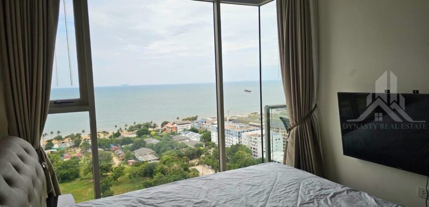 The Riviera Jomtien – High Floor Sea View 1BR For Rent