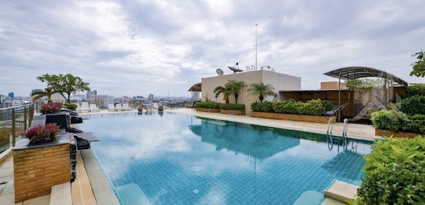 2-Bedroom Condo at Hyde Park 2, Pattaya – For Rent