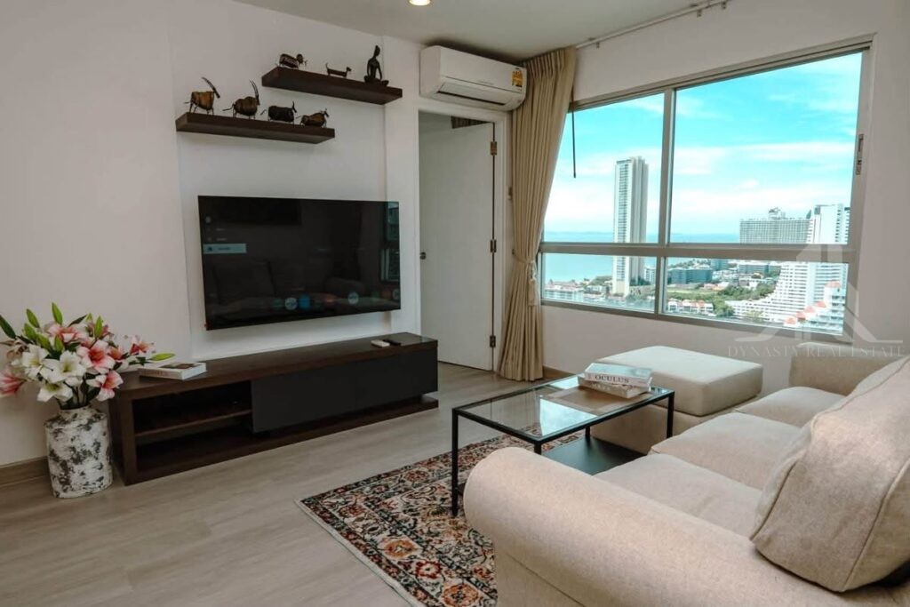 Lumpini sea view jomtien pattaya 1-bed condo for sale
