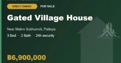 3-Bed House in Gated Village near Makro for Sale