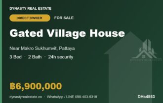 3-Bed House in Gated Village near Makro for Sale 3-Bed House in Gated Village near Makro for Sale
