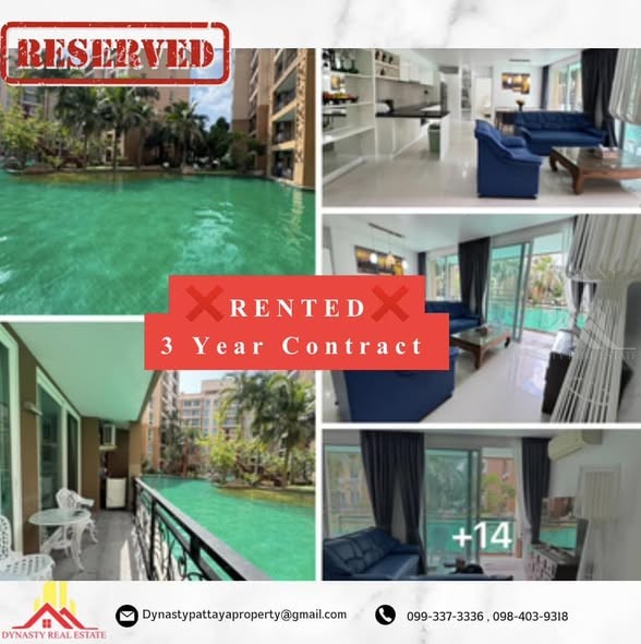 3 year contract – rented by dynasty real estate pattaya