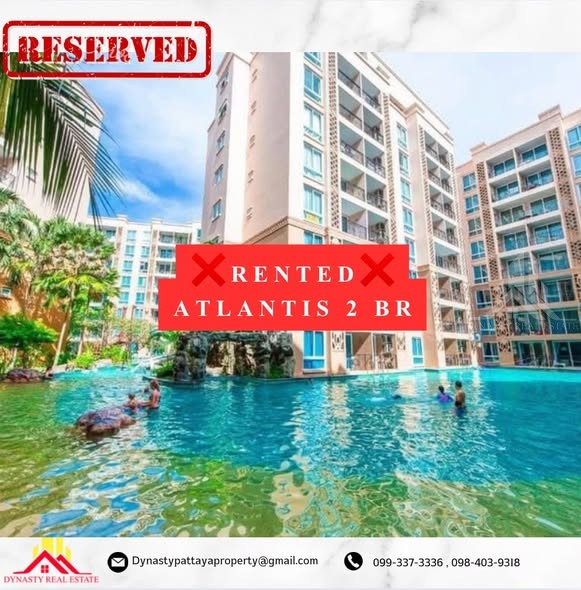 Atlantis – 2 bedrooms with stunning sea view – rented by dynasty real estate pattaya