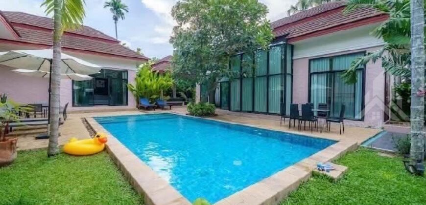 Baan Anda 5-Bed Pool Villa for Rent, Thung Klom-Tan Man, Pattaya
