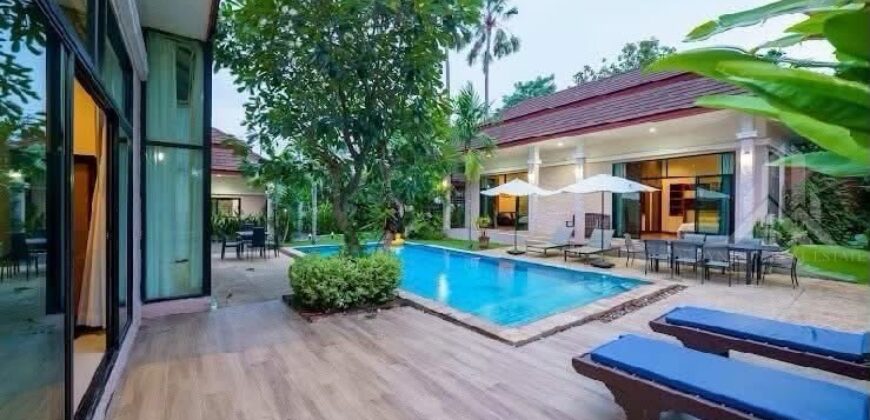 Baan Anda 5-Bed Pool Villa for Rent, Thung Klom-Tan Man, Pattaya