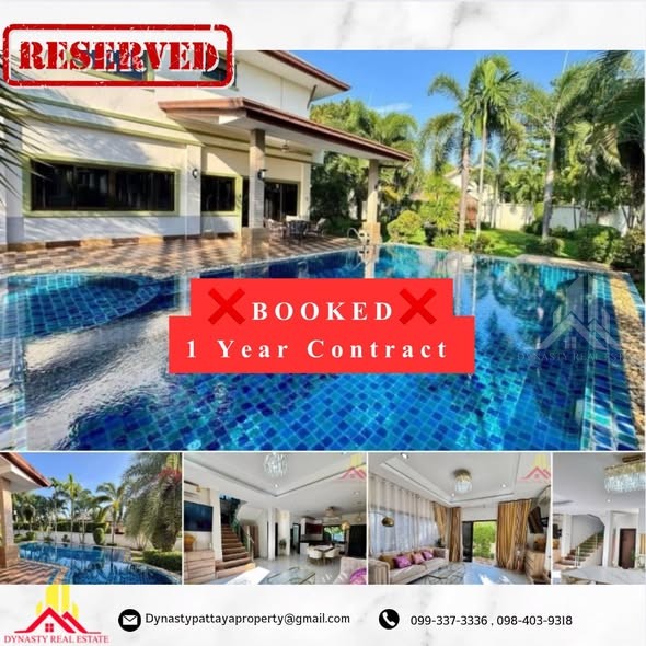 Baan dusit pattaya | 1-year lease – booked by dynasty real estate pattaya