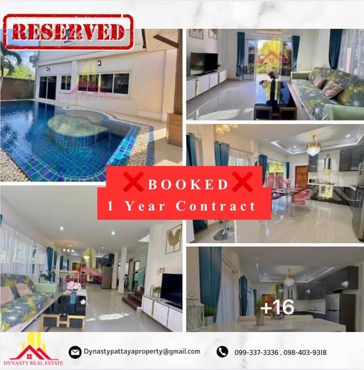 Baan dusit pattaya | 1-year lease contract – booked by dynasty real estate pattaya