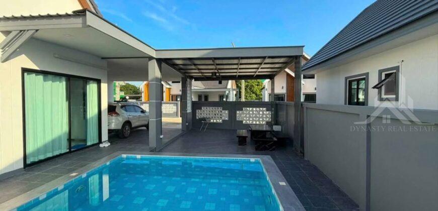 Baan Pannsook 3 Pool Villa for Rent, Bang Lamung Soi 19 – 3 Bedrooms