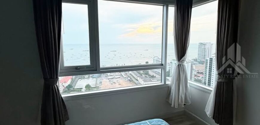 Centric Sea Pattaya 2-Bed Sea View Condo for Rent