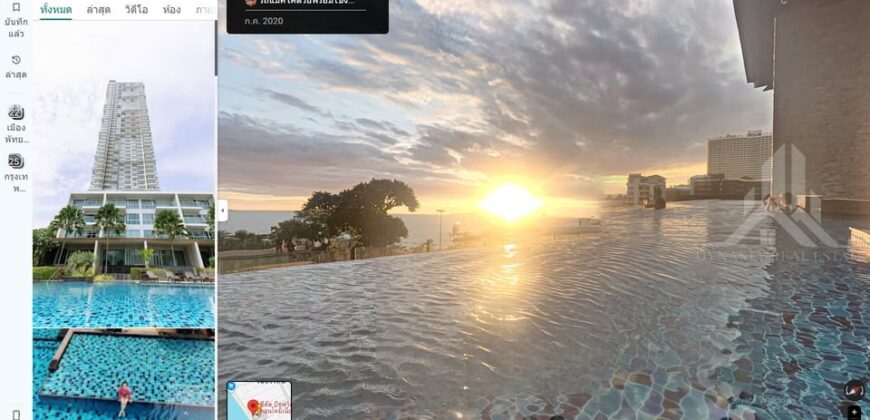Cetus Beachfront Jomtien 1-Bed Condo for Sale, 14th Floor