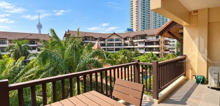 Chateau Dale Jomtien 1-Bed Duplex Condo for Rent