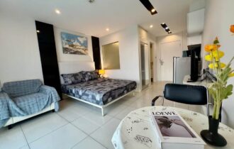 City Center Residence Studio Condo for Rent in Central Pattaya