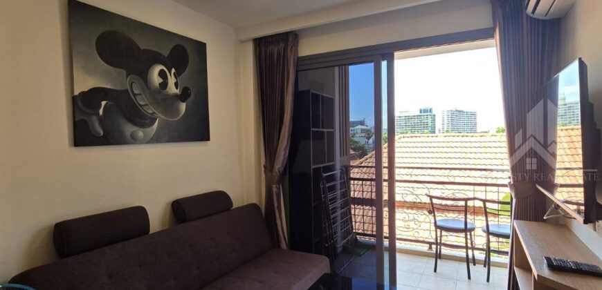 City Garden Pratumnak 1-Bed Condo for Rent, Pratumnak Hill – 32 sqm