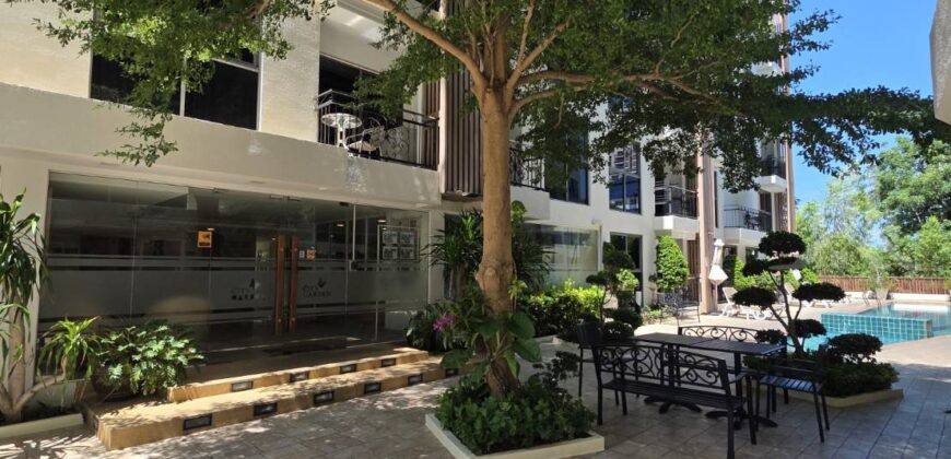 City Garden Pratumnak 1-Bed Condo for Rent, Pratumnak Hill – 32 sqm