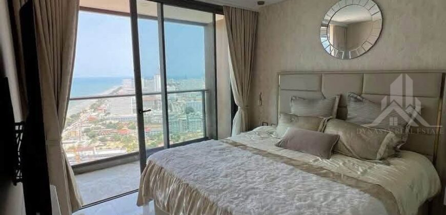 Copacabana Beach Jomtien 1-Bed Sea View Condo for Sale – 37th Floor, 80 sqm