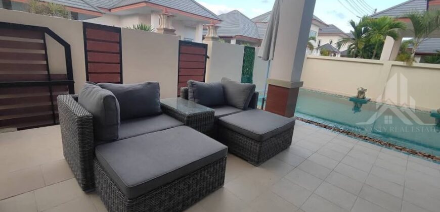 Dusit Garden 6 3-Bed Private Pool House for Rent, Pattaya