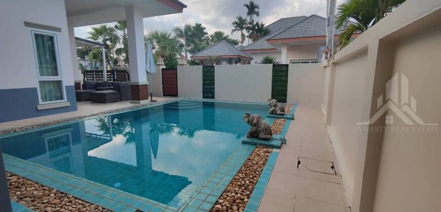 Dusit Garden 6 3-Bed Private Pool House for Rent, Pattaya