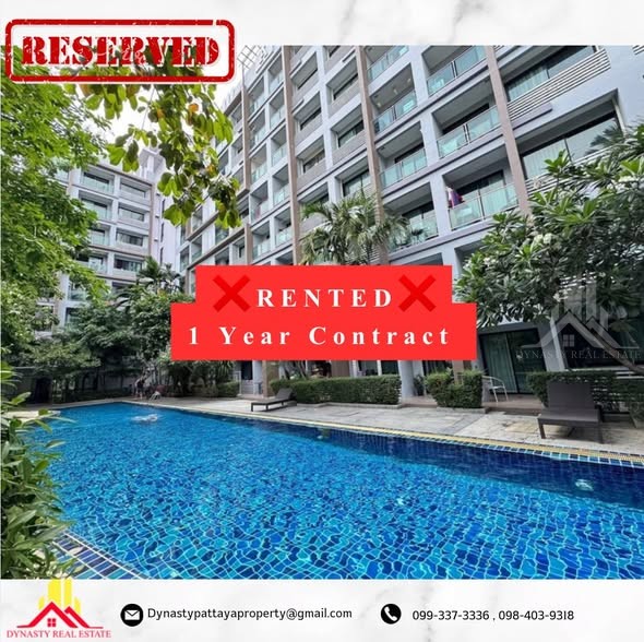 Dusit grand park 1 – 1-year contract – rented by dynasty real estate pattaya
