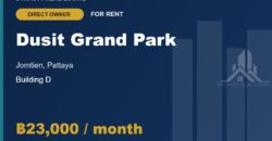 Dusit Grand Park Jomtien Condo for Rent, Building D
