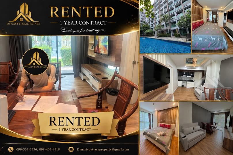 Dusit grand park1 – rented by dynasty real estate pattaya