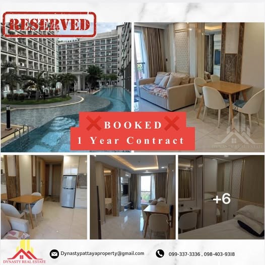 Dusit grand park2 – rented by dynasty real estate pattaya