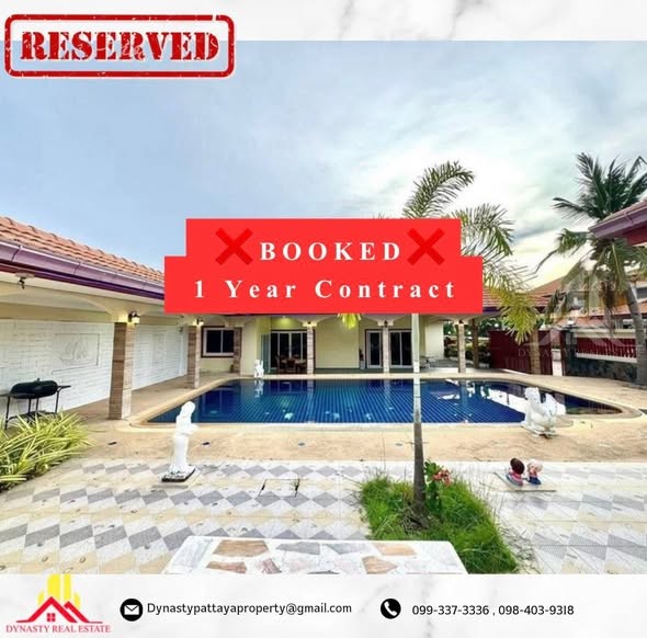 Ekmongkol village – booked by dynasty real estate pattaya