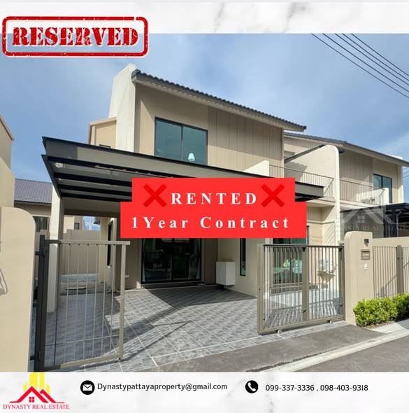 Engel haus | 1-year lease – rented by dynasty real estate pattaya