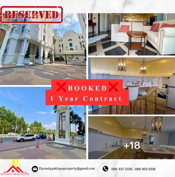 Espana 2 bedrooms – booked by dynasty real estate pattaya