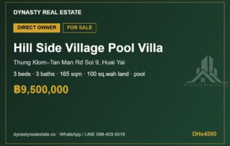 Hill Side Village 3-Bed Pool Villa for Sale, Huai Yai