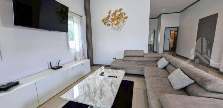 3-Bed House in Village for Rent in Huay Yai – Fully Furnished