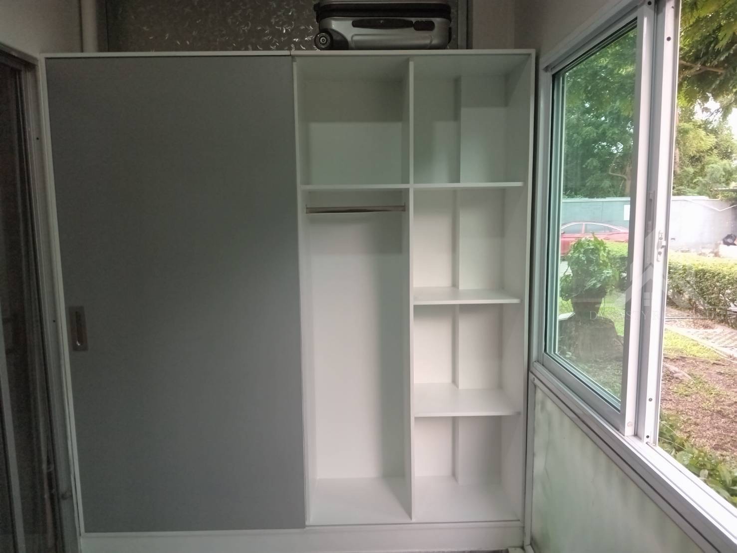Completed: Built-In Wardrobes And Bathroom Vanity At Baan Suan Lalana For Sale In Pattaya Completed: built-in wardrobes and bathroom vanity