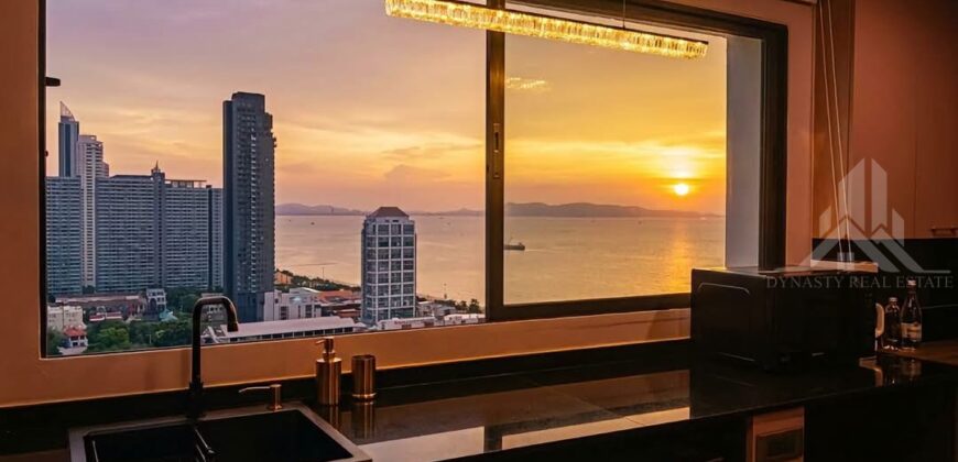 Jomtien Beach Paradise 2-Bed Corner Condo for Sale, 22nd Floor