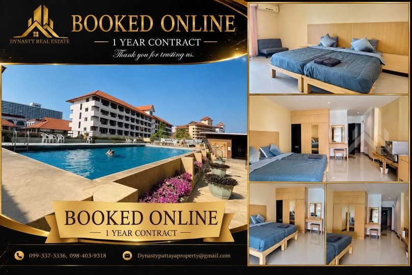Jomtien plaza residence – booked by dynasty real estate pattaya