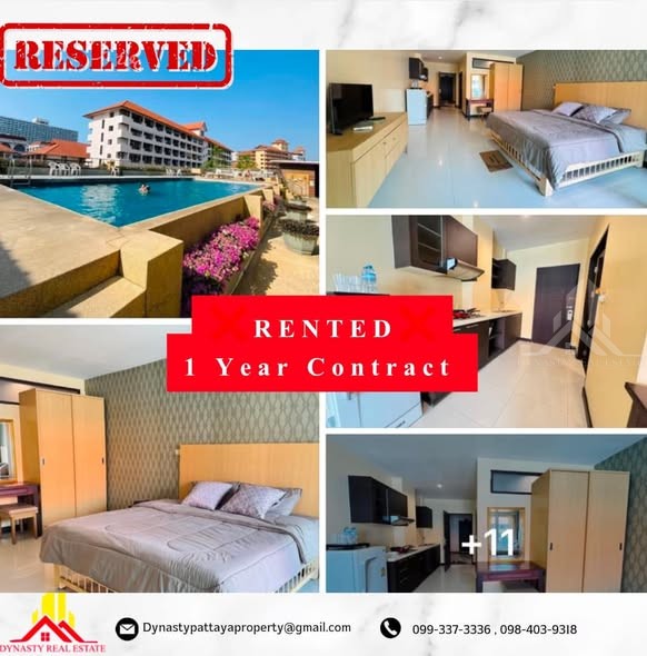 Jomtien plaza residence only 21 hours on the market and it's already closed – rented by dynasty real estate pattaya