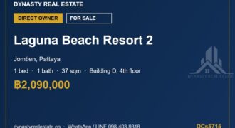 Laguna beach resort 2 jomtien 1-bed condo for sale