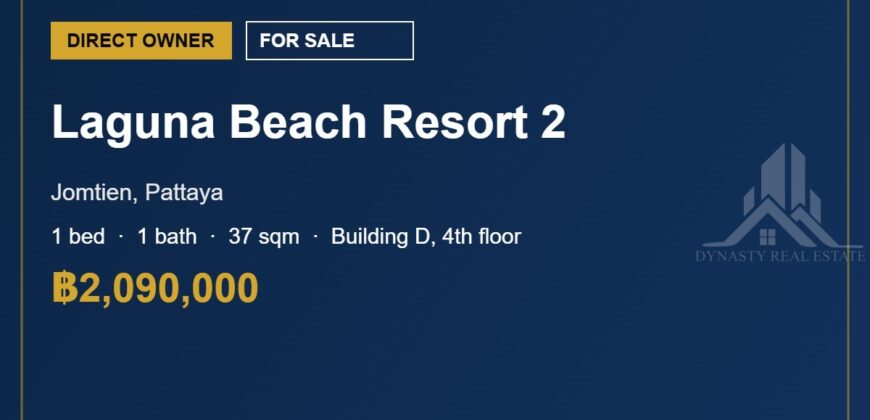 Laguna Beach Resort 2 Jomtien 1-Bed Condo for Sale
