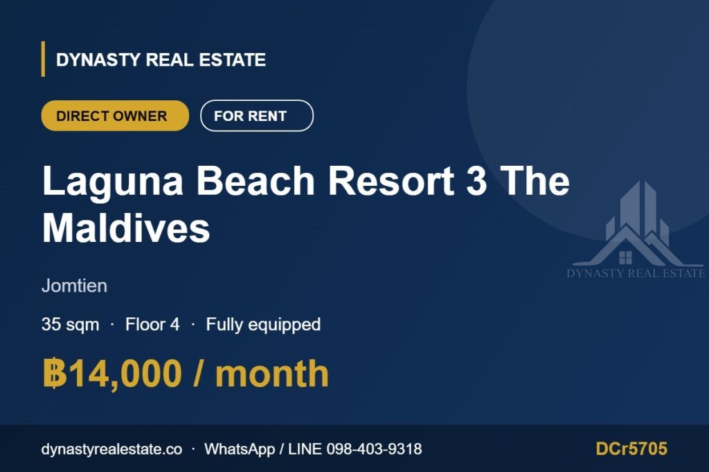 Laguna beach resort 3 - the maldives jomtien - condo for rent