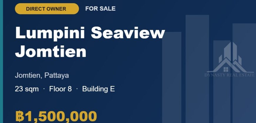 Lumpini Seaview Jomtien Condo for Sale, 23 sqm